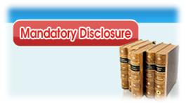 Mandatory Disclosure
